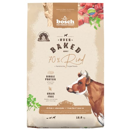 2 x 10 kg Bosch HPC Oven Baked Rundvlees Droog Hondenvoer