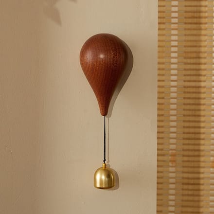 Deurbel - Ballonwindgong - Messing bel - Deuropeningsmelding - Magnetische bel - Koelkastmagneet