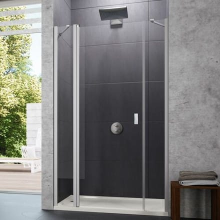 HÜPPE Design pure 4-corner swing door with fixed and side 120 x 200 cm 8P7308092322