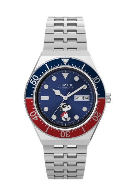 Timex Peanuts M79 TW2W47500 Horloge - Staal - Zilverkleurig - Ø 40 mm