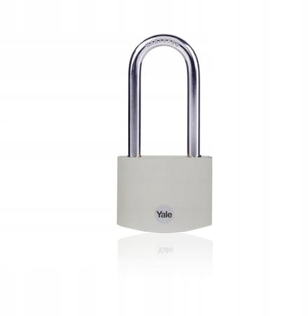 Yale aluminium hangslot grijs 38 mm - veilig en compact