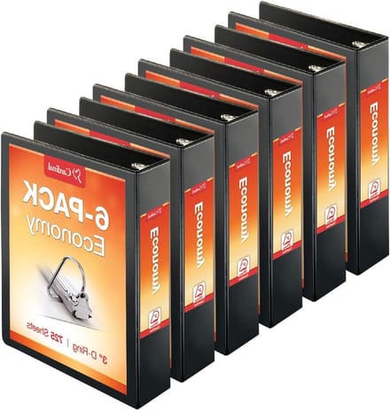 Ringbanden Zwart - Ordners Map - Documenten Organiseren - XtraLife Hinge Duurzaamheid - 76 cm - Zwart