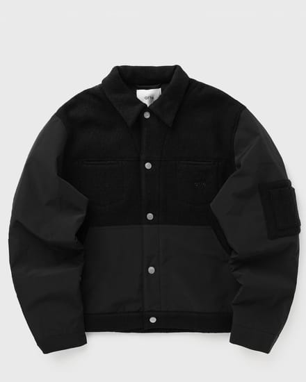 Nylon/wool combo jacket
