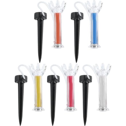 5 Stuks 90mm 79mm Duurzaam Flexibel Magnetisch Plastic Golf Tee Trainings Oefen Tool Accessoire 90mm white