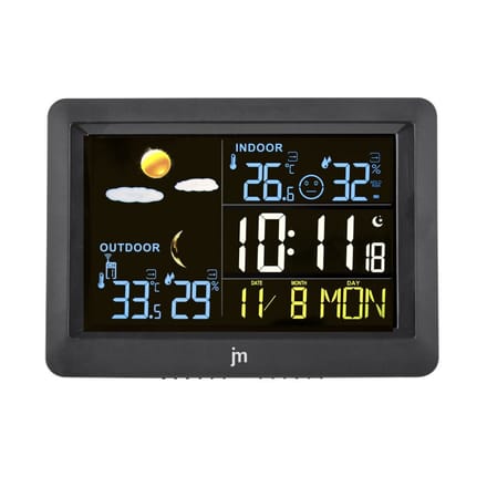 Just a Minute | Weerstation met wekkerfunctie | HD display