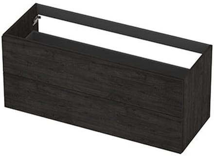 INK - Onderkast 2L Decor Softclose Tbv Greep - 1200x450x520 Mm - Houtskool Eiken