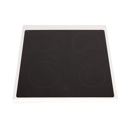 AEG glasplaat met kader, wit, 596x600mm 140197244035