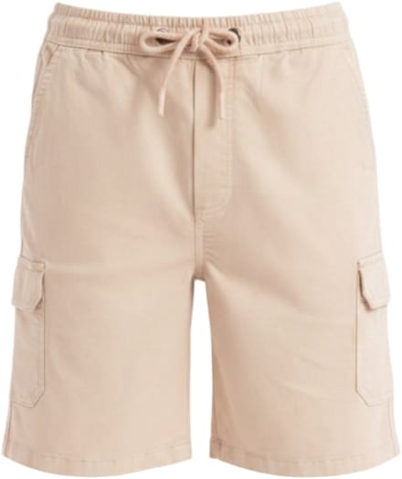 OMBRE Korte Broek - Loose Fit - Katoen - Effen Beige L