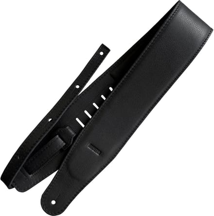 Richter 1802 Black Raw III Pad Nappa Guitar Strap