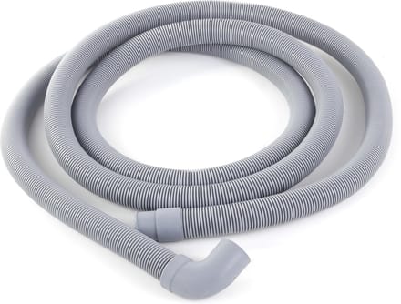 Afvoerslang wasmachine droger 19mm - 22mm, 2,5m, PVC