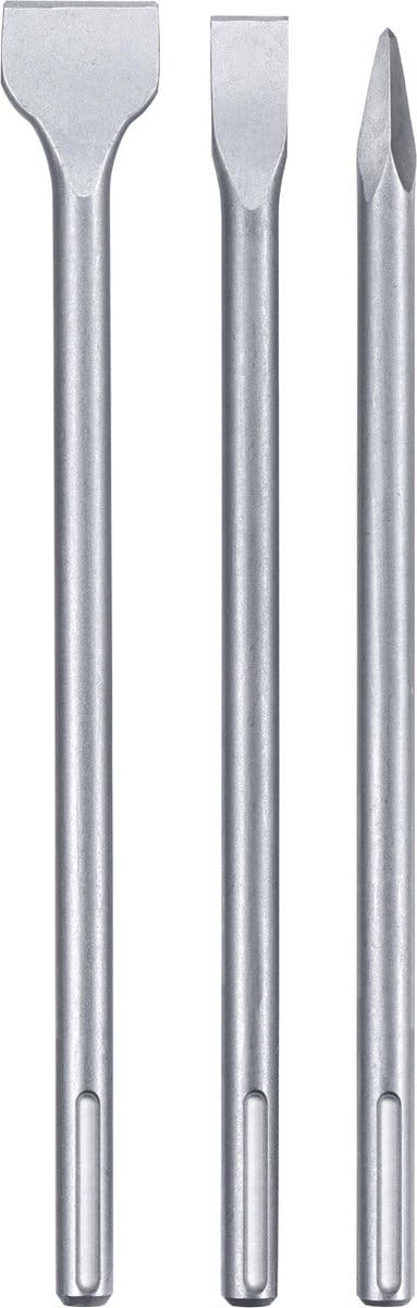Beitelset SDS-MAX 3-delig