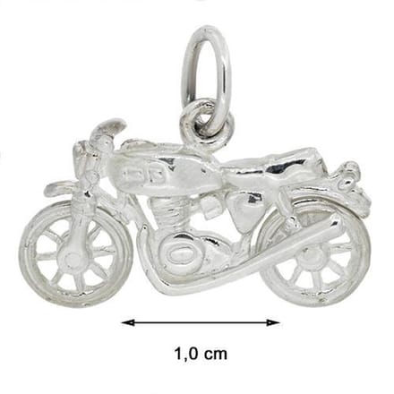 Blinx Jewels Zilveren Hanger Motorfiets