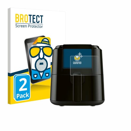 BROTECT - Screenprotector voor SilverCrest SHFD 1400 C1 - Folie Beschermfolie matte 2 Stuks