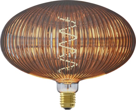 Calex Pulse Lille LED Lamp - E27 - Filament Lichtbron - Warm Wit Licht - Rookglas
