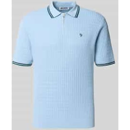 slim fit poloshirt in brei-look