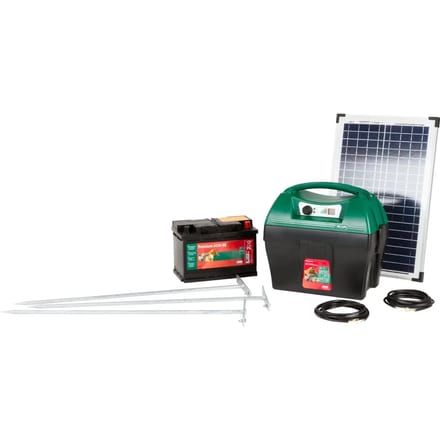 Generator voor elektrische afrastering met paneel Kerbl Mobil Power AD 3000