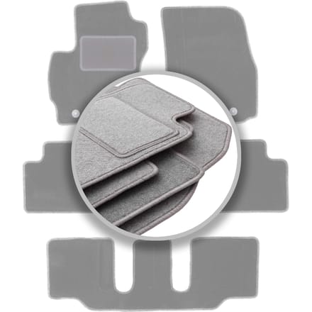 Grijze automatten voor: Mazda 5 I 7-zitter (2005-2010)