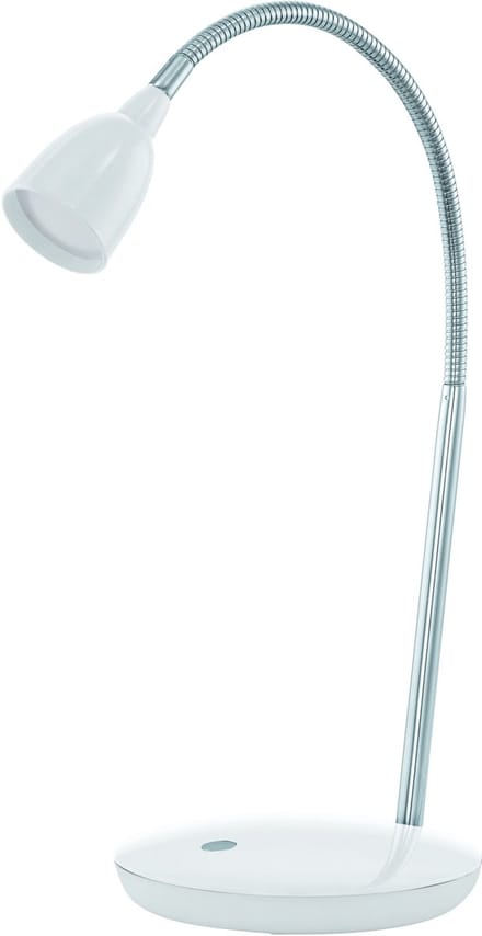 EGLO Durengo Tafellamp - LED - Wit, Chroom