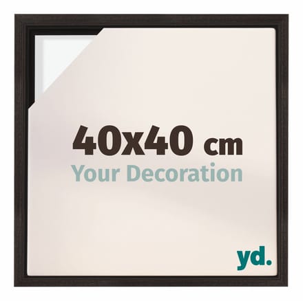 yd, Baklijst 40x40 cm Eiken Donker - Lijst voor Canvasdoek - MDF Lyon