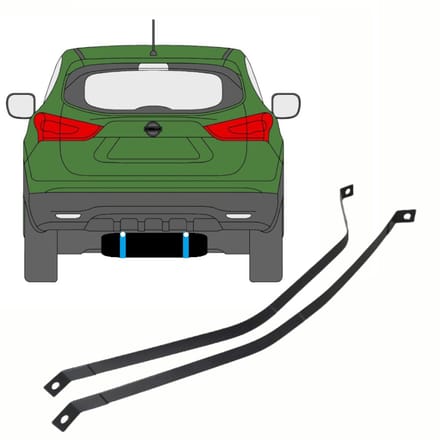 Brandstoftank klemmen voor Nissan Qashqai 2013-2021
