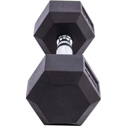 Hexagonale Rubber Dumbbell Livepro