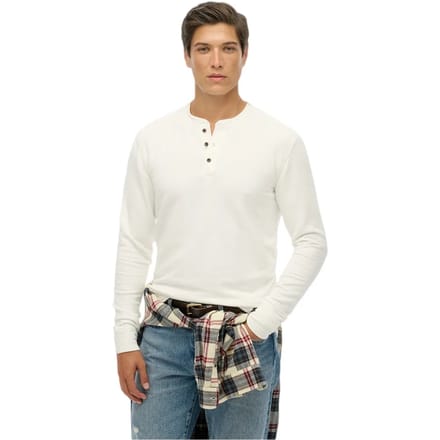 Superdry - The Merchant Store - Grandad Top - Heren - Tops