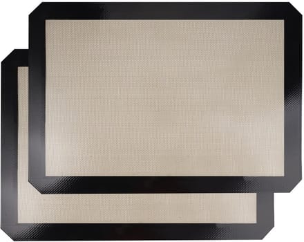 Dailygoods - 2 Stuks Siliconen Bakmat voor Bakplaat - Herbruikbare Anti-aanbak Ovenmat
