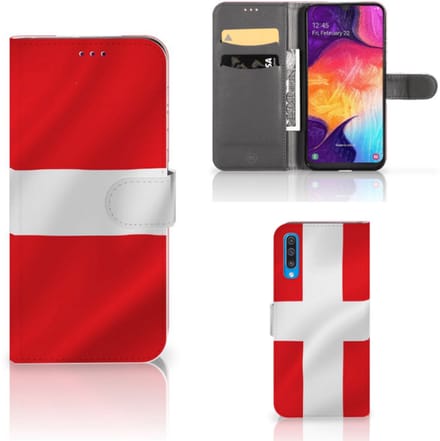 Samsung Galaxy A50 Bookstyle Case Denemarken