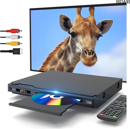 HD DVD Speler - Mediaspeler CD - Films Kijken - Regiovrij Afspelen - Compact Formaat - Zwart