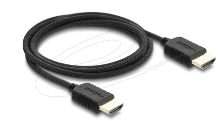 Delock Coaxial High Speed HDMI cable 8K 60 Hz 48 Gbps with braided coating 2 m