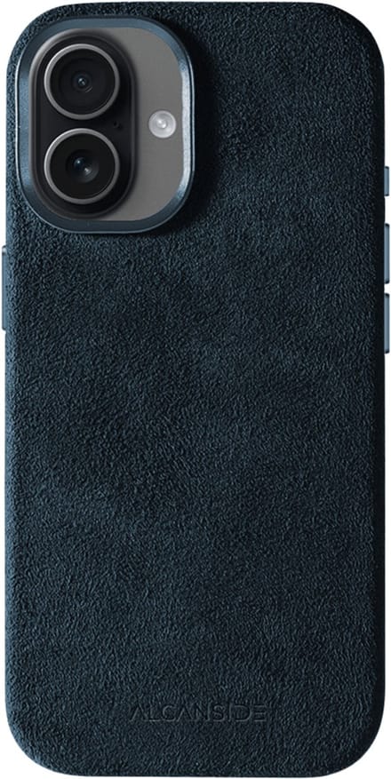 iPhone Alcantara Case - Navy Blue