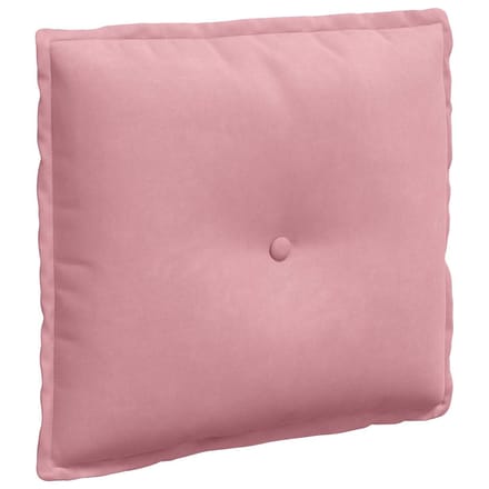 vidaXL - Rugkussen - Roze - 50 - x - 45 - x - 19 - cm - Corduroy - stof