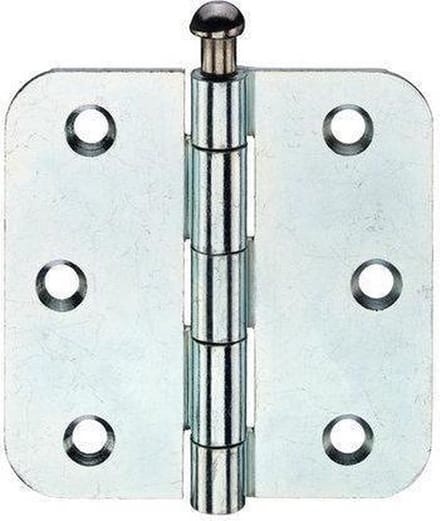 scharnier 75x75 gegalvaniseerd rond