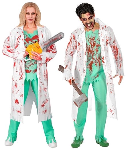 Zombie Chirurg pak heren