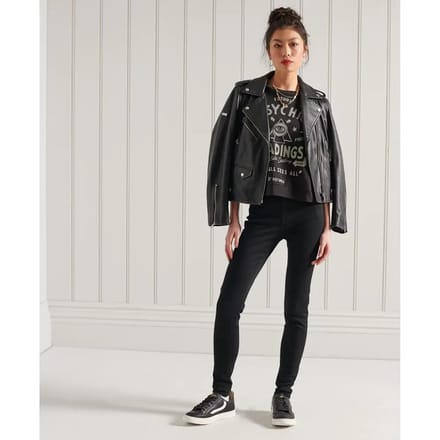 Dames skinny jeans met hoge taille Superdry