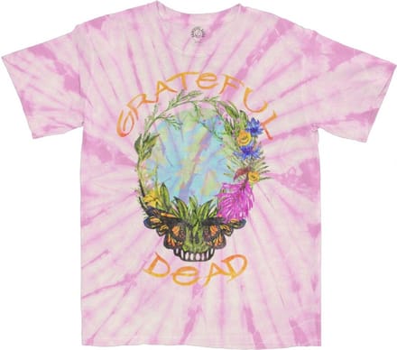 Grateful Dead - Forest Dead Heren Tshirt - M - Roze