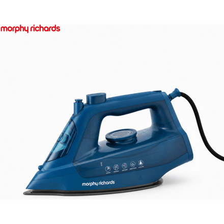 Morphy Richards Crystal Clear stoomstrijkijzer 2800 W, blauw, keramische strijkzool, MDH-IRK4V
