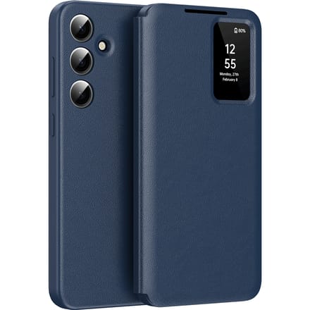 CaseBody Samsung Galaxy S25 Plus Smart Cover Blauw