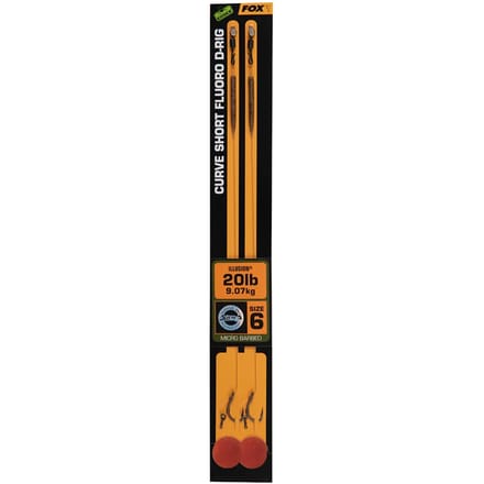 FOX Edges Curve Short Fluoro D-Rigs - Onderlijn