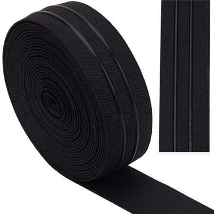 Onf3 - Antislip Elastisch Lint - 30mm Breed - Zwart - Elastische