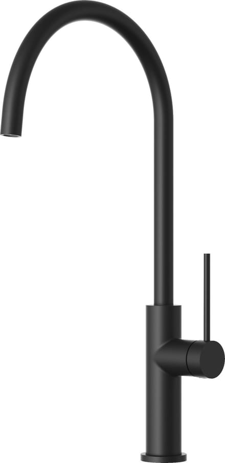 Granitan Prestige SLIM Keukenkraan - Zwart - Draaibare uitloop