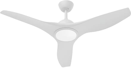 Plafondventilator met Lamp - Brinton Vivid - Aanpasbare Lichtkleur 3000K-4000K-6500K - Afstandsbediening - Wit