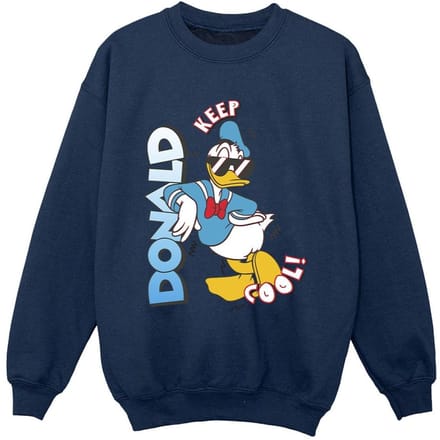 Disney Jongens Donald Duck Cool Sweatshirt (Marineblauw)