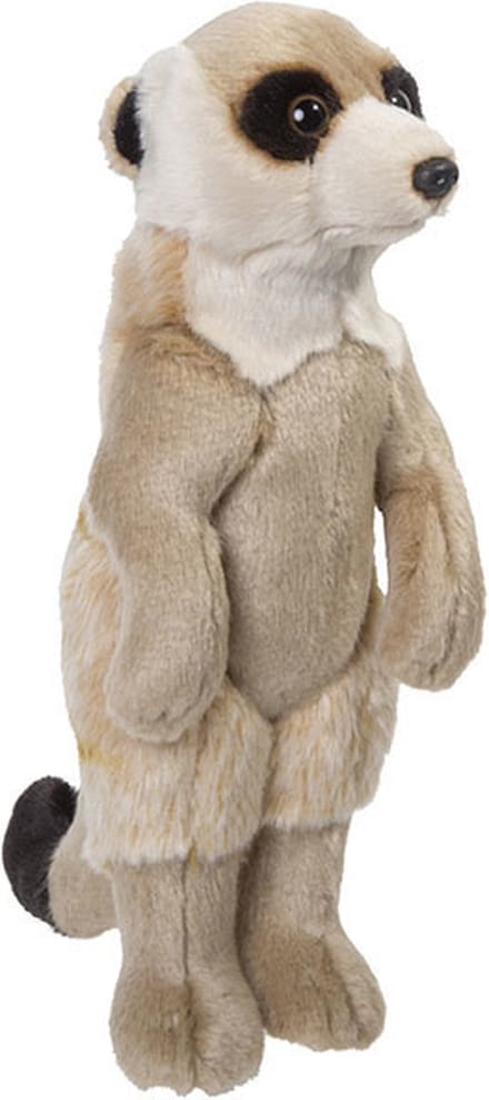 Nature Planet Knuffel Stokstaartje - pluche - 30 cm - Meerkat knuffeldier