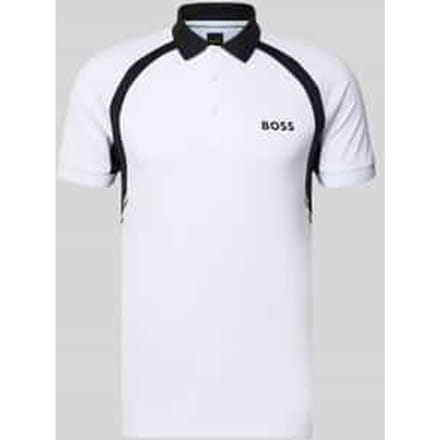 Slim fit poloshirt met korte knoopsluiting, model 'PL_TOC SPIN CB'