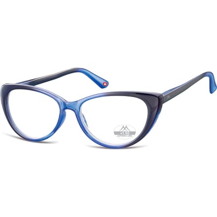 Montana Eyewear MR64C Leesbril vlindermontuur +2:00 - Donkerblauw