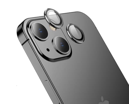 Hoco Camera Lens Protector Geschikt voor iPhone 14 / 14 Plus - Zwart