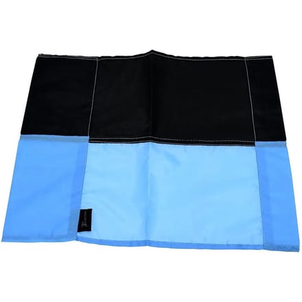 Precision Training - cornervlag - lichtblauw/zwart - polyester - 43x28 centimeter