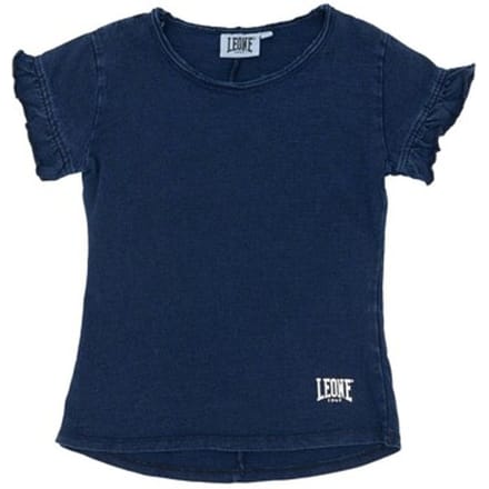 T-shirt Korte Mouw Leone 1947 Girl Short Sleeves e