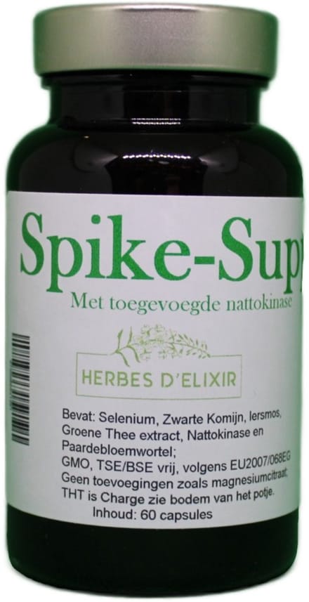 Herbes D'elixir Spike-Support - Voedingssupplement Capsules - 60 Stuks - Ondersteuning Gezondheid